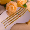 Women's Fashion Trendy Geometric Stainless Steel 18K Vacuum Goldplated Bracelet