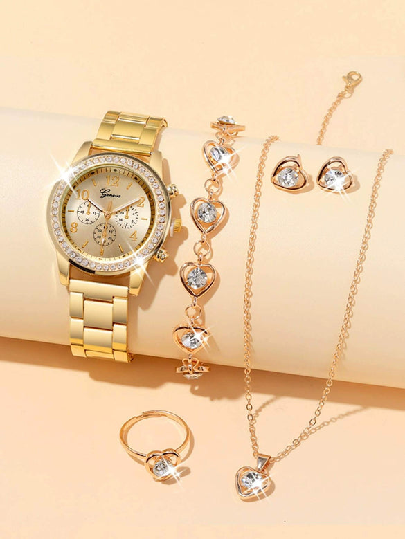 Women's Fashion Watch Alloy Stainless Steel Round Dial