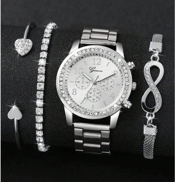 Women's Fashion Watch Alloy Stainless Steel Round Dial