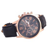 Women's Fashion Watch Belt Alloy Case Pu Strap Stainless Steel Clasp Round Dial Leisure Style