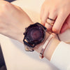 Women's Fashionable Alloy Quartz Watch With Belt Strap And Mineral Strengthened Glass Mirror
