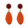 Women's Fashionable Geometric Alloy Earrings With Electroplating Treatment