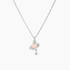 Women's Fashionable Jewelry Copper 18K Star Pattern Planet Saturn Ring Necklace Planetary Pendant Clavicle Chain