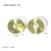 Women's Fashionable Simple Elegant Cute Resin And Plastic Cshaped Ear Clip With Dripping Oil Treatment And Geometric Style