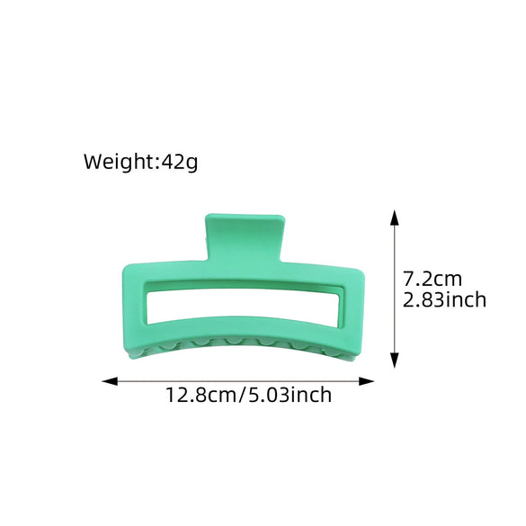 Women's Fashionable Simple Geometric Hollow Ps Handmade Shark Clip Hair Grab