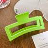 Women's Fashionable Simple Geometric Hollow Ps Handmade Shark Clip Hair Grab