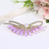 Women's Fashionable Simple Pearl Rhinestone Hairpin Bow Highend Spring Clip Headwear With Baking Paint