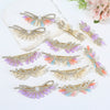 Women's Fashionable Simple Pearl Rhinestone Hairpin Bow Highend Spring Clip Headwear With Baking Paint