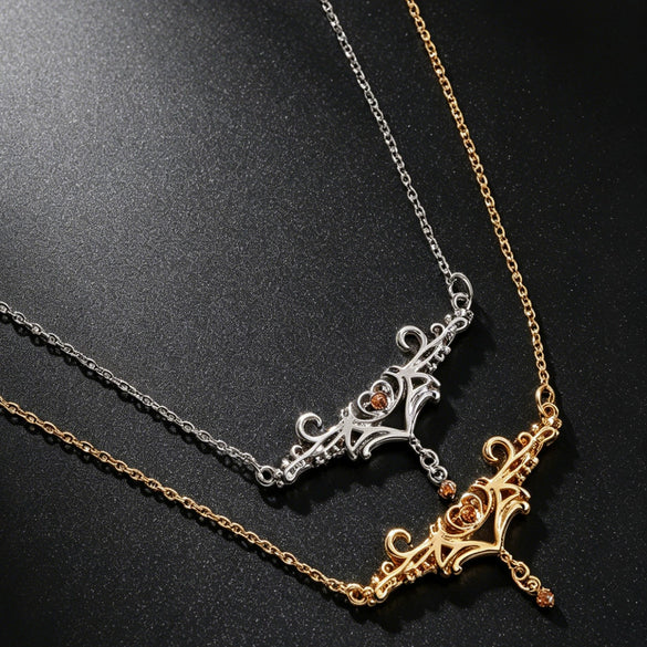 Women's Fashionable Waist Chain With Zircon Heart Wing Pendant Made Of Zinc Alloy