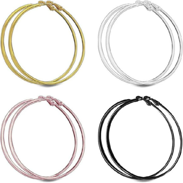 Women's Faux Pearl Floral Jewelry Set With Stainless Steel Cuban Chain Necklace Bracelet And Earrings Electroplated Fashion Wedding Jewelry
