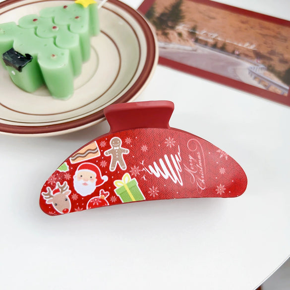 Women's Festival Element Plastic And Resin Handmade Hair Clips