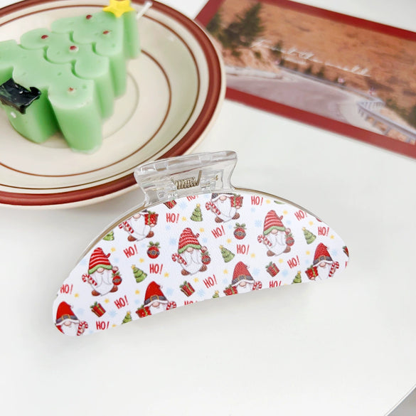 Women's Festival Element Plastic And Resin Handmade Hair Clips