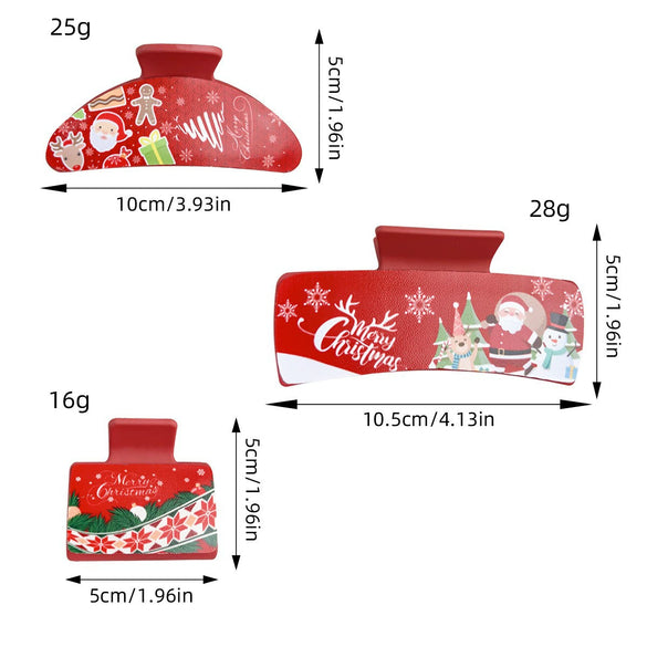 Women's Festival Element Plastic And Resin Handmade Hair Clips