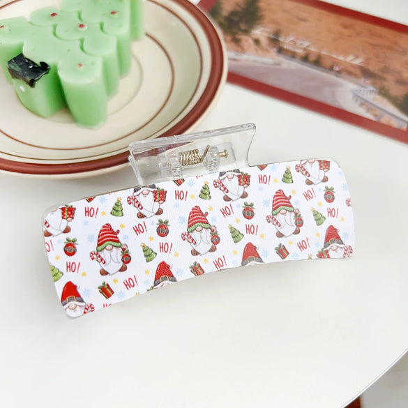 Women's Festival Element Plastic And Resin Handmade Hair Clips