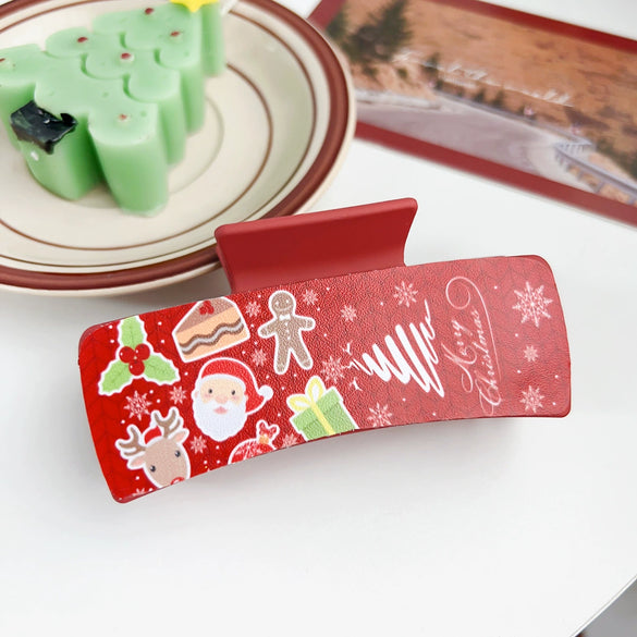 Women's Festival Element Plastic And Resin Handmade Hair Clips