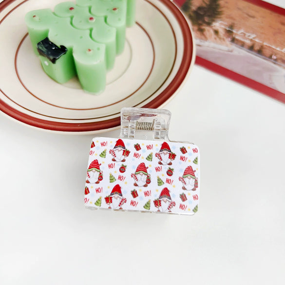 Women's Festival Element Plastic And Resin Handmade Hair Clips