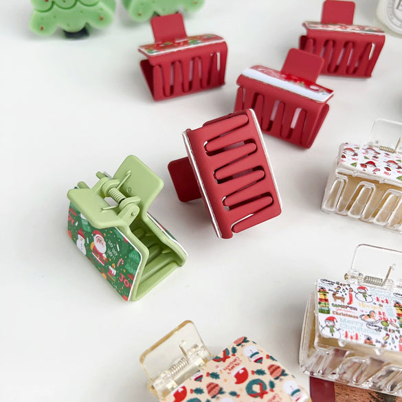 Women's Festival Element Plastic And Resin Handmade Hair Clips