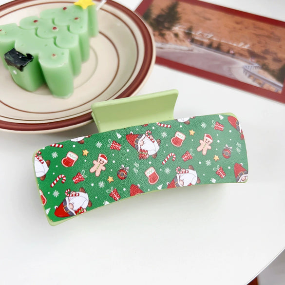 Women's Festival Element Plastic And Resin Handmade Hair Clips