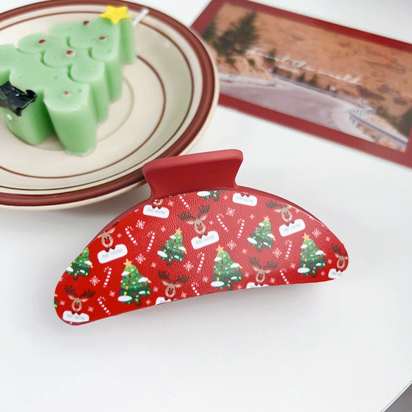 Women's Festival Element Plastic And Resin Handmade Hair Clips
