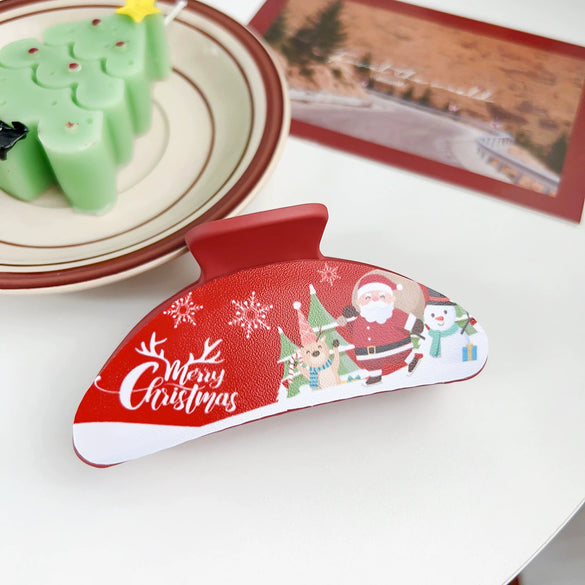 Women's Festival Element Plastic And Resin Handmade Hair Clips