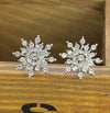 Women's Festive Alloy Geometric Christmas Tree Snowflake Pumpkin And Rainbow Electroplated Earrings Holiday Gift