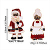 Women's Festive Santa Character Asymmetrical Stud Earrings Alloy Electroplated Design With Stainless Steel Posts