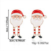 Women's Festive Santa Character Asymmetrical Stud Earrings Alloy Electroplated Design With Stainless Steel Posts