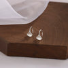 Women's Fine Silver Leaf Hook Earrings Lovely Plant Style Electroplated Fashion Dangle Earrings