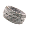 Women's Fleecelined Knitted Winter Headband Warm Ear Warmer Sports Hair Accessory