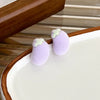 Women's Flocking Fruit Plastic Resin Earrings