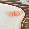 Women's Flocking Fruit Plastic Resin Earrings