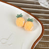 Women's Flocking Fruit Plastic Resin Earrings