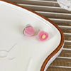 Women's Flocking Fruit Plastic Resin Earrings