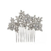 Women's Floral Alloy Rhinestone And Pearl Hair Comb Bohemian Bridal Hair Accessory