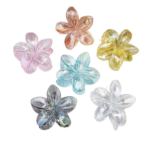 Women's Floral Hairpin Simple Style Paint Design Gripper Classification