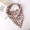 Women's Floral Plaid Geometric Chiffon Fabric Hair Band Triangle Turban Headband Fashion Hair Accessory
