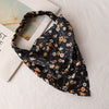 Women's Floral Plaid Geometric Chiffon Fabric Hair Band Triangle Turban Headband Fashion Hair Accessory