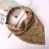 Women's Floral Plaid Geometric Chiffon Fabric Hair Band Triangle Turban Headband Fashion Hair Accessory