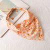 Women's Floral Plaid Geometric Chiffon Fabric Hair Band Triangle Turban Headband Fashion Hair Accessory