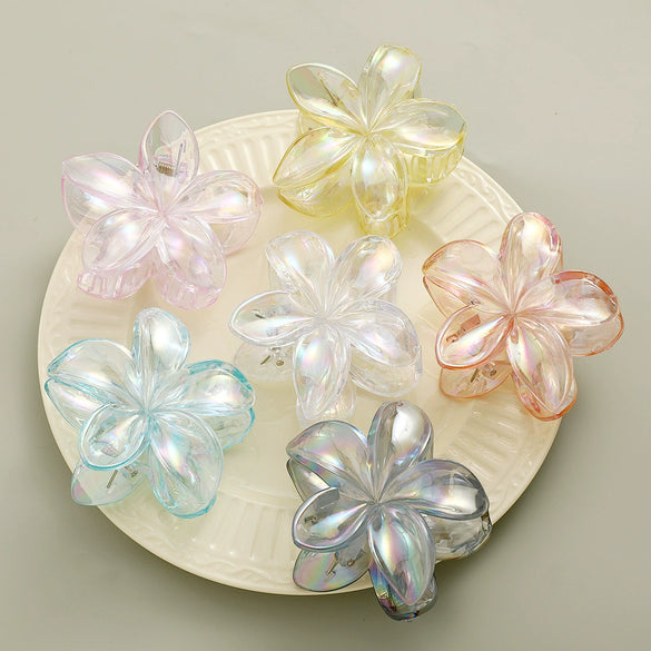 Women's Flower Hairpin Hair Accessories Highend Feel Egg Flower Shape Baking Paint