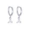 Women's Flowers Zircon Simple Joker Earrings
