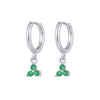 Women's Flowers Zircon Simple Joker Earrings