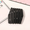 Women's Foldable Abs Plastic Resin Headband With Nonslip Teeth And Handmade Hair Accessory Design