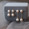 Women's French Retro Natural Freshwater Pearl Ear Clip Earrings Alien Shape Exotic Style