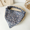 Women's Fresh Cloth Geometric Triangle Bag And Square Hair Accessories Elastic Band