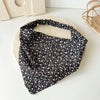 Women's Fresh Cloth Geometric Triangle Bag And Square Hair Accessories Elastic Band