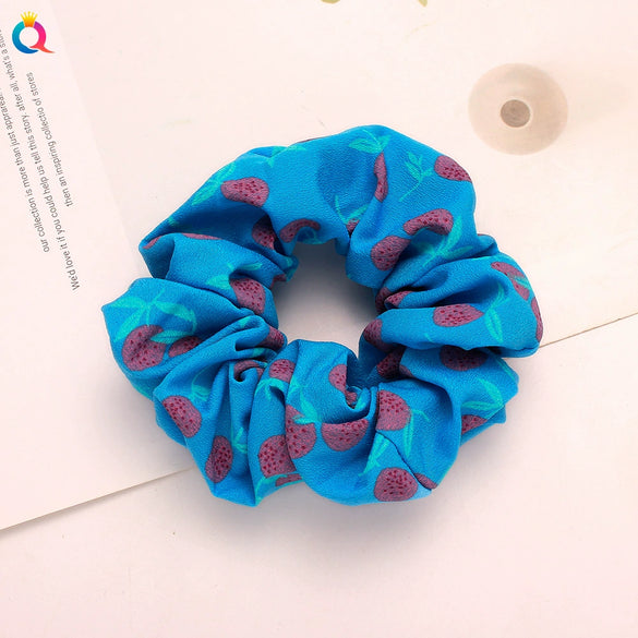Women's Fresh Fruit Fabric Handmade Hair Ring Headwear