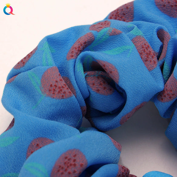 Women's Fresh Fruit Fabric Handmade Hair Ring Headwear
