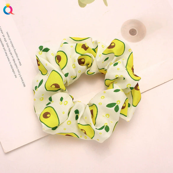 Women's Fresh Fruit Fabric Handmade Hair Ring Headwear