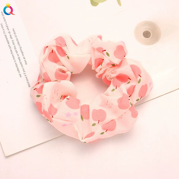Women's Fresh Fruit Fabric Handmade Hair Ring Headwear
